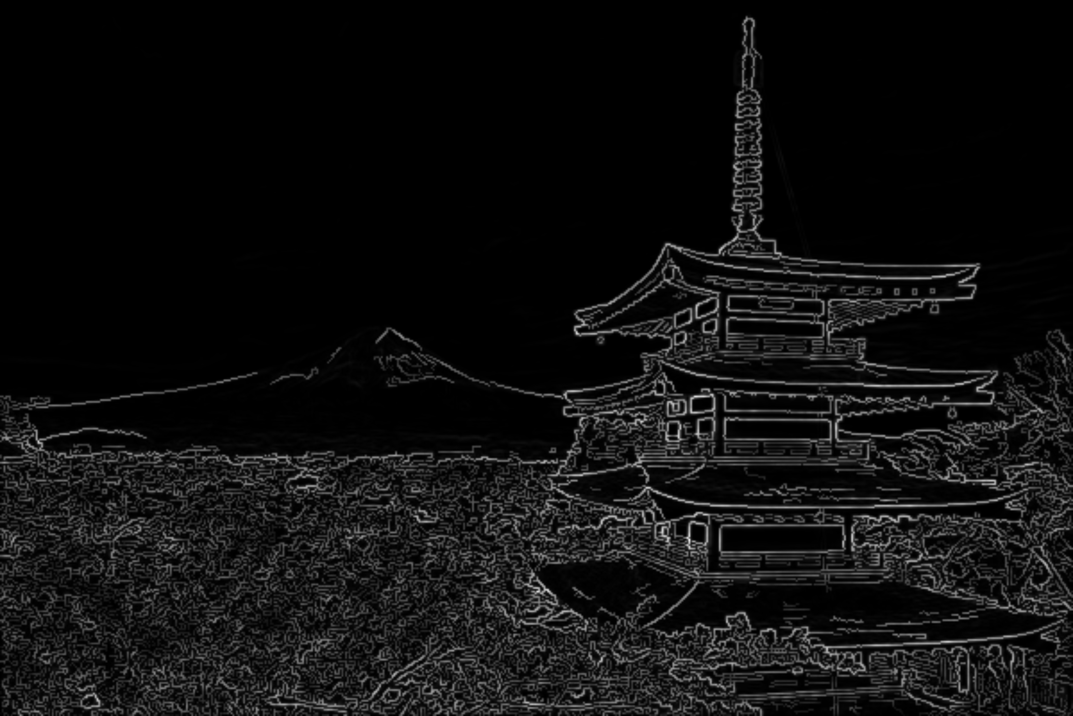 Sample Image japan Edge Detection