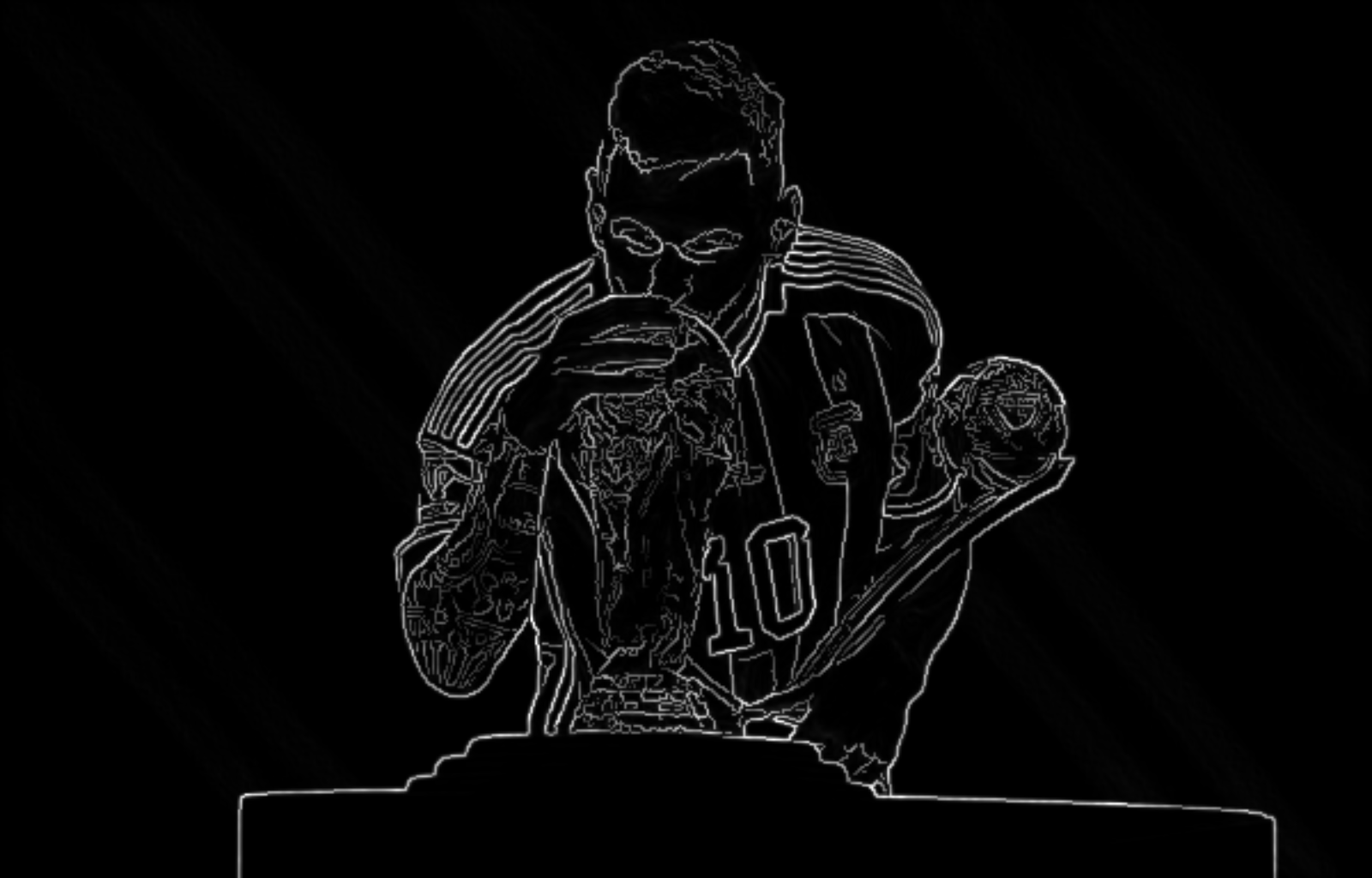 Sample Image messi-world-cup Edge Detection